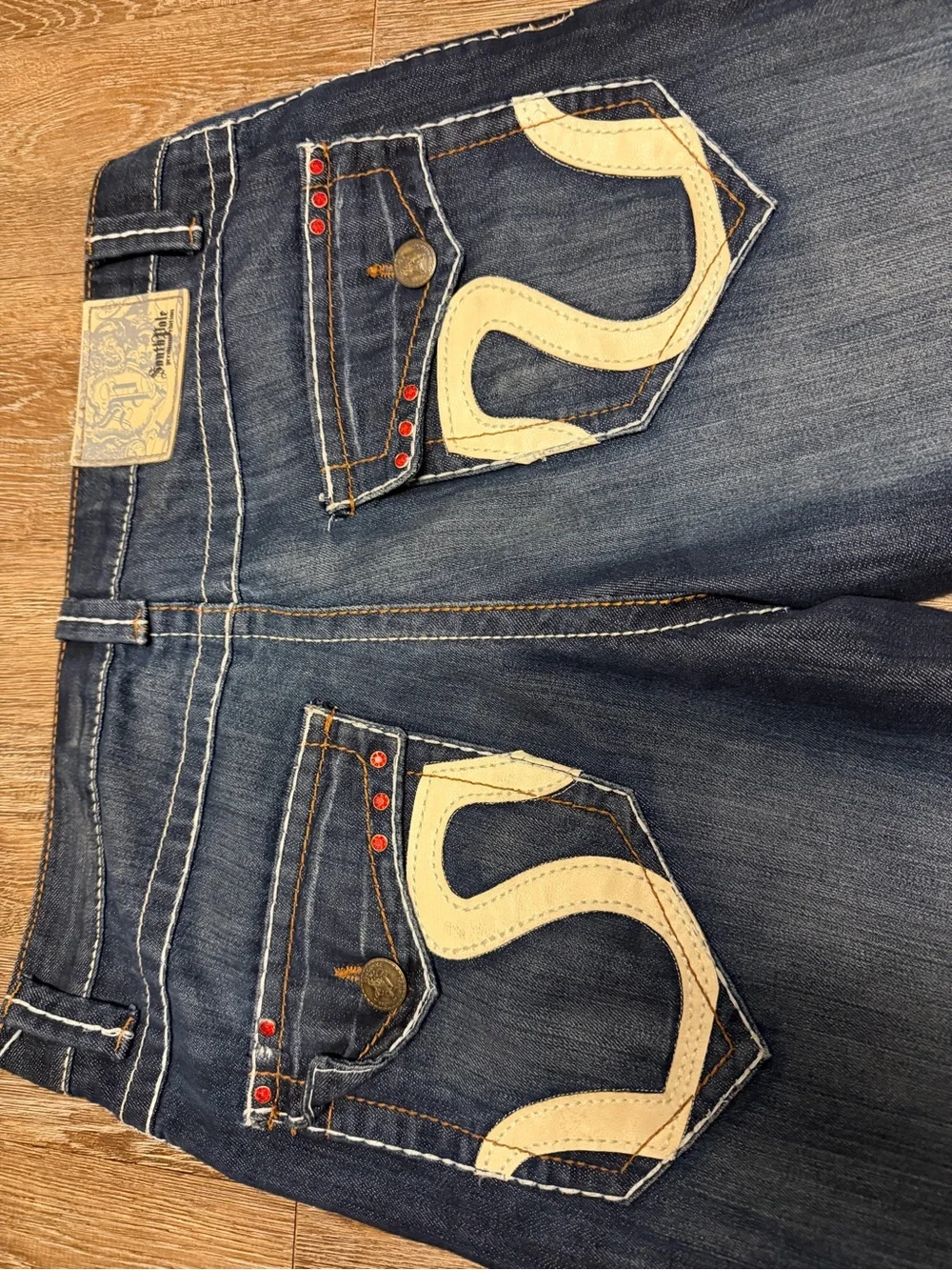 South Pole Men's Indigo Straight Jeans